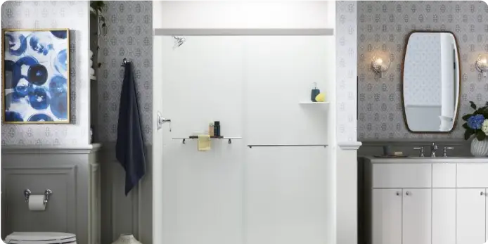 Image of a shower door.