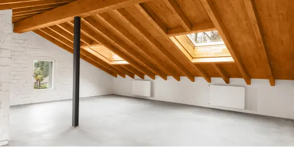 Attic remodel.